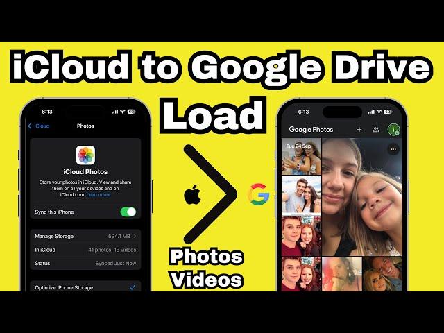 How to Load/Transfer Photos From iCloud to Google Drive (OFFIAL) in 2024