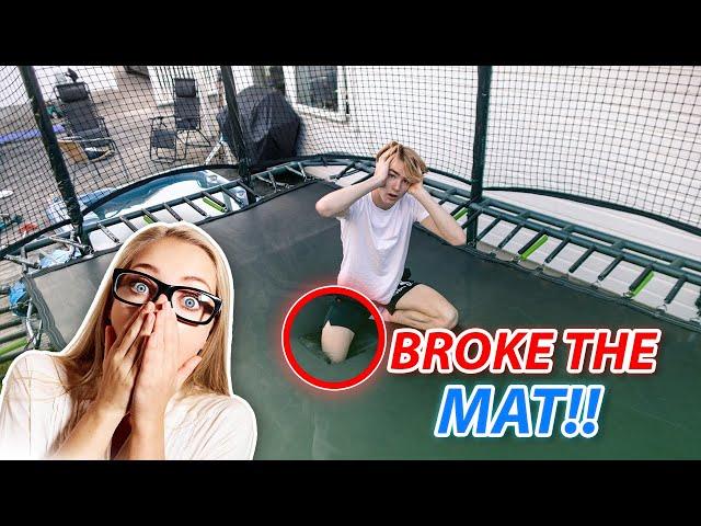 HE BROKE THROUGH THE TRAMPOLINE... // Tønsberg Meetup 2022 vlog #3