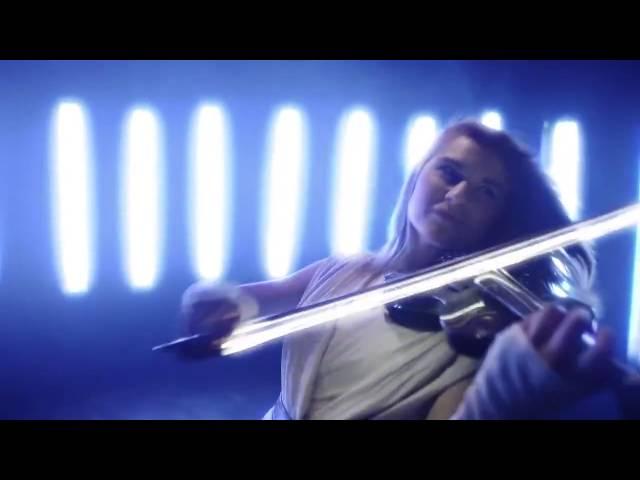 Classic musical battle of Star Wars - Violin with lightsaber