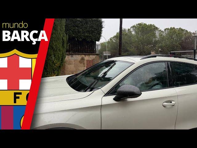 La plantilla del BARÇA llega a la comida de hermandad en Sant Cugat | FC BARCELONA