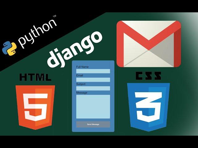 Django tutorial - sending email in gmail from HTML contact form