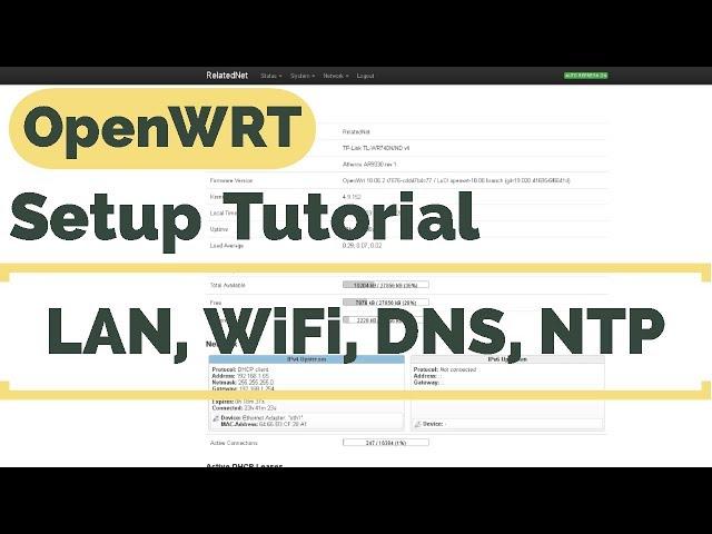 Setting Up OpenWRT | LAN, WiFi, and DNS |