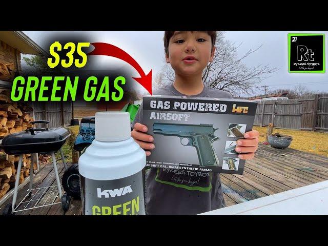 How good is this GREEN GAS Pistol we got for 35$?