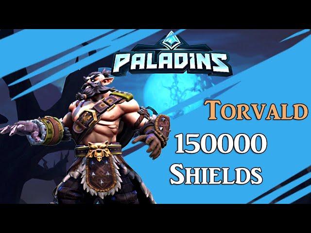 Геймплей Торвальд - 150000 защиты | Paladins