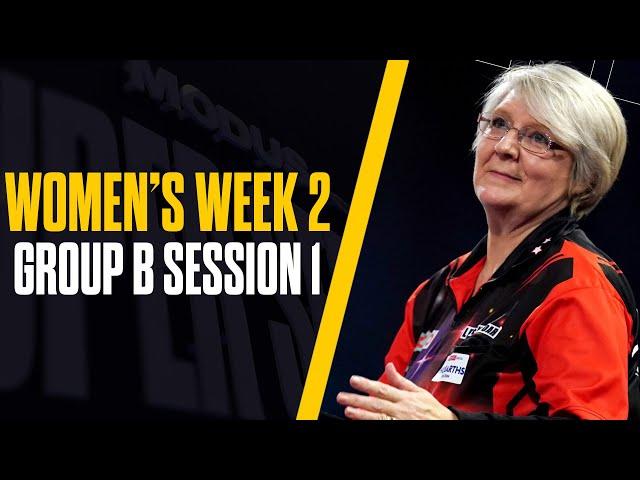 GROUP B BEGINS!  | Darts | Women's Week 2 | Group B Session 1