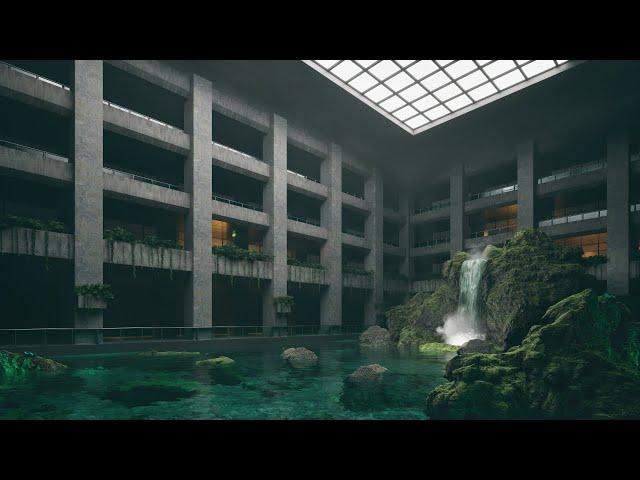 Lost Atrium | 2-Hour Brutalist Ambience