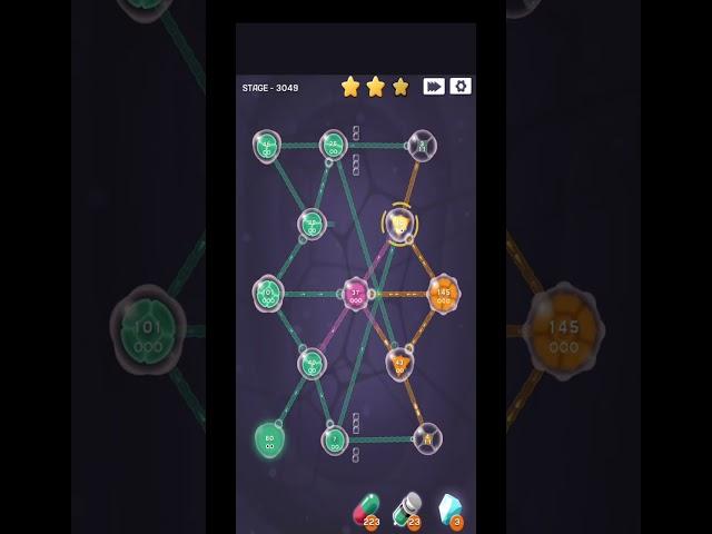 Cell Expansion Wars Level 3049 ⭐⭐⭐ Walkthrough #shorts