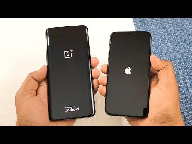 One Plus 7 Pro vs iPhone X SpeedTest & Camera Comparison