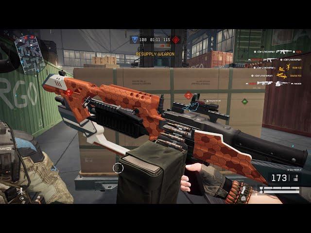 Warface Weapons - Ares M60E4 - Team Deathmatch - Hangar