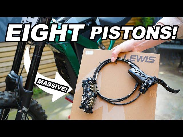 The MOST POWERFUL Surron/talaria BRAKES! // Lewis EP8