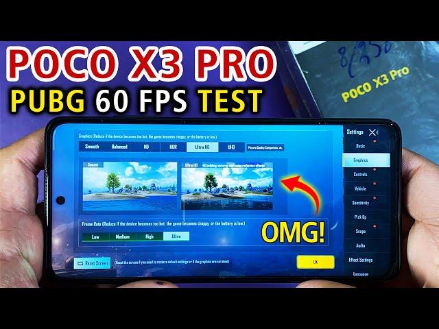 Poco X3 Pro PUBG 60 FPS GAMING TEST! Snapdragon 860 PUBG MOBILE TEST 