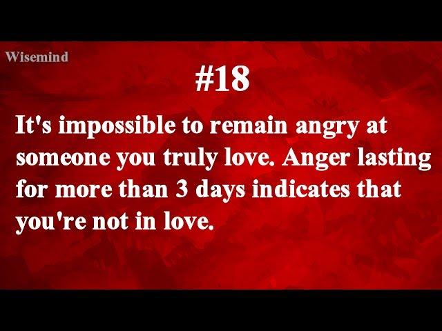 42 Amazing Psychological facts on love