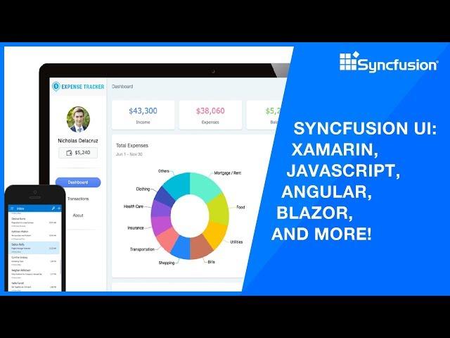 Syncfusion UI: Xamarin, JavaScript, Angular, Blazor, and More!