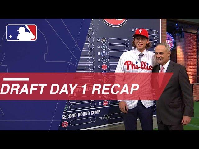 Wrapping up a memorable Day 1 of the 2018 MLB Draft