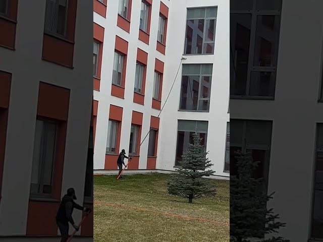 Швабра для окон в действии #окно #windows #cleaning