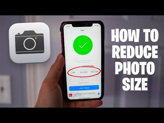 How to REDUCE Photo Size on iPhone (2021)