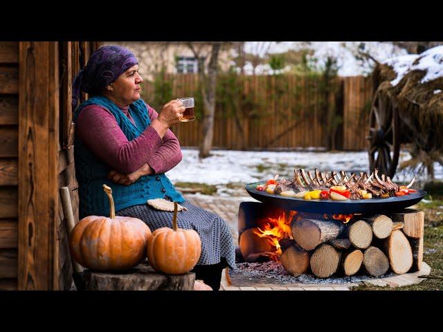 Lamb Sadjichi  | Authentic Azerbaijani Outdoor Cooking 