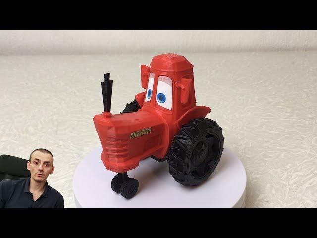 Tractor Tipping v.2 (Cars) - 3d print