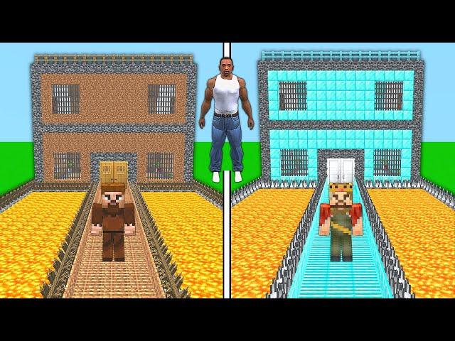 POOR SAFE HOUSE VS RICH SAFE HOUSE!  - Minecraft