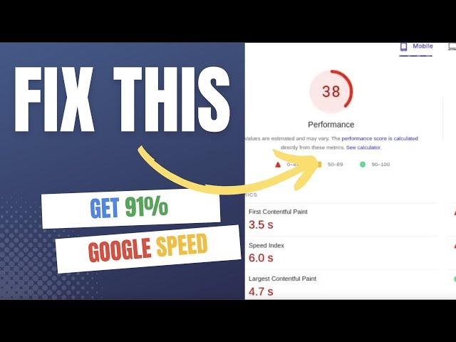 P4 - How to Optimize WordPress Page Speed on Mobile (IMAGES)