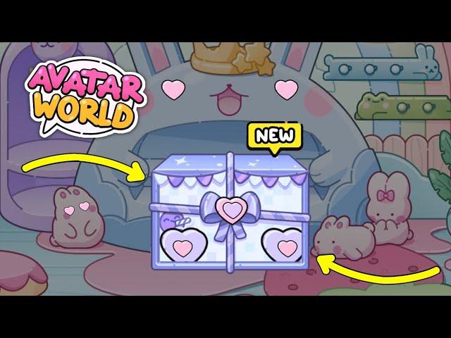 I'M SHOCKED!!  ALL VALENTINES FREE ITEMS IN AVATAR WORLD   AVATAR WORLD SECRETS