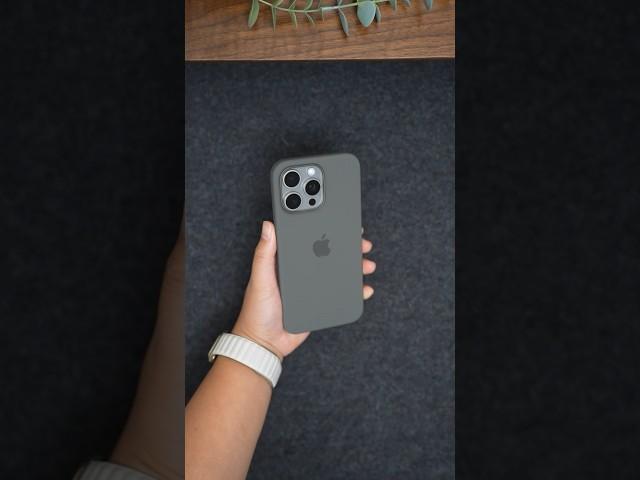 iPhone 15 Pro Max Silicone Case in Clay 