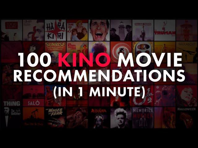 100 Kino Movie Recommendations in 1 Minute