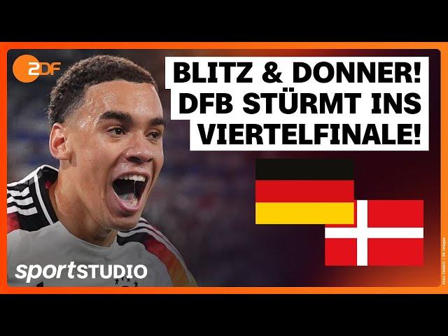 Deutschland – Dänemark Highlights | Achtelfinale, UEFA EURO 2024 | sportstudio