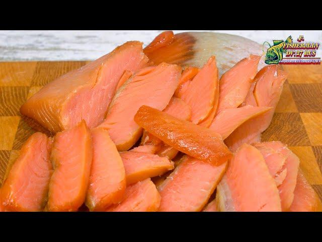 Salted pink salmon in oil for storage without freezing, fish recipes from fisherman dv.27rus.