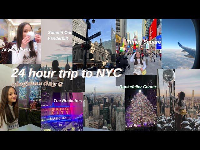 24 hours in NYC | Vlogmas day 6