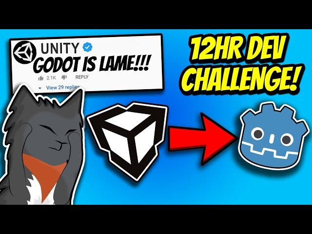 Unity Devs Try Godot: Can we make a game in 12 HOURS?