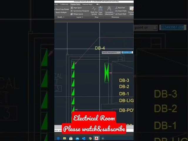 AutoCad Electrical Room