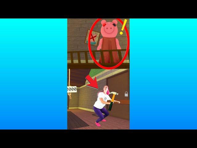 Roblox PIGGY ESCAPE!  #shorts