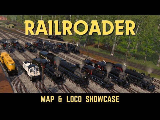 RAILROADER - Map & Locomotive Showcase