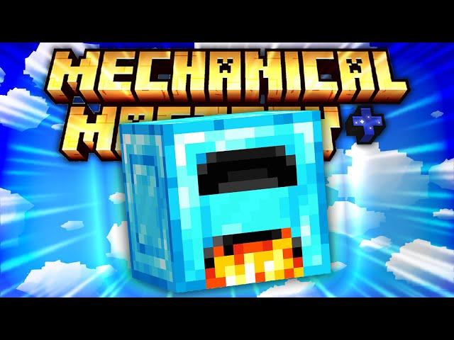 Minecraft Mechanical Mastery Plus | DIAMOND FURNACE GENERATORS! #10 [Modded Questing Skyblock]