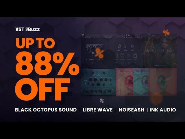 VSTBuzz Deals #17/2023 - Up to 88% off Black Octopus Sound, Libre Wave, NoiseAsh & Ink Audio