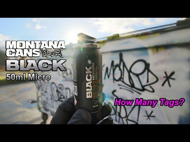 Montana Black 50ml Micro Can - How Many Tags?