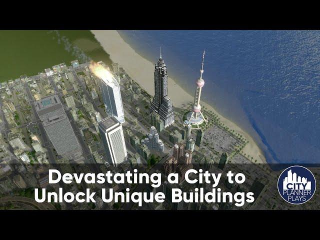 Devastating a City to Unlock Unique Buildings