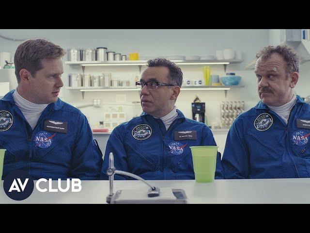 John C. Reilly, Tim Heidecker, and Fred Armisen on sculpture, The Beatles, and Moonbase 8