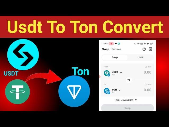 How To Convert Usdt to Ton on Bitget Wallet | Bitget USDT to ton convert | USDT to Ton