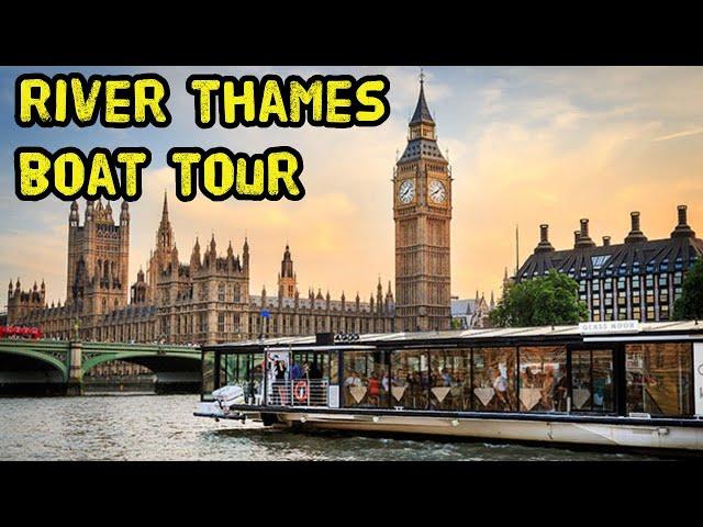 River Thames Boat tour l Cruise l Central London l London Bridge l St Cathedral l Historical Sites