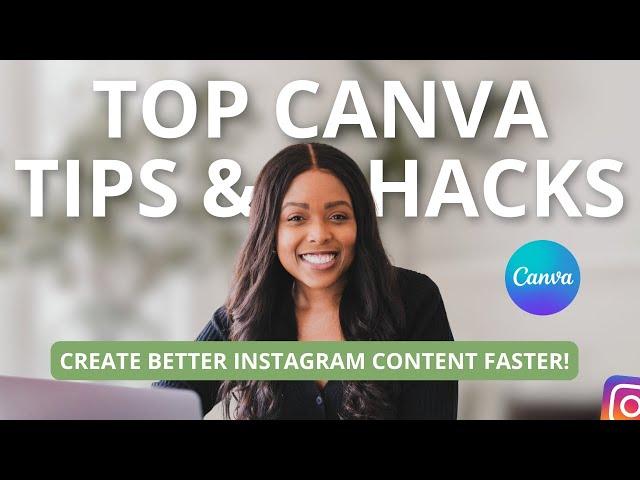 How to Create Better Instagram Content in Canva (in less time!) | CANVA FEATURES YOU NEED TO KNOW