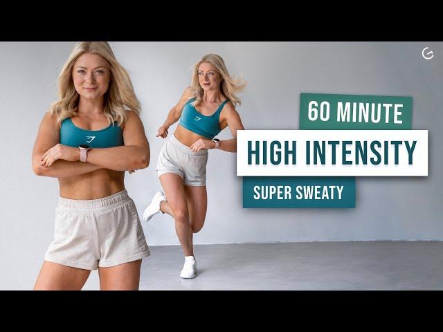 60 MIN SUPER SWEATY HIIT SPECIAL - Full Body Workout