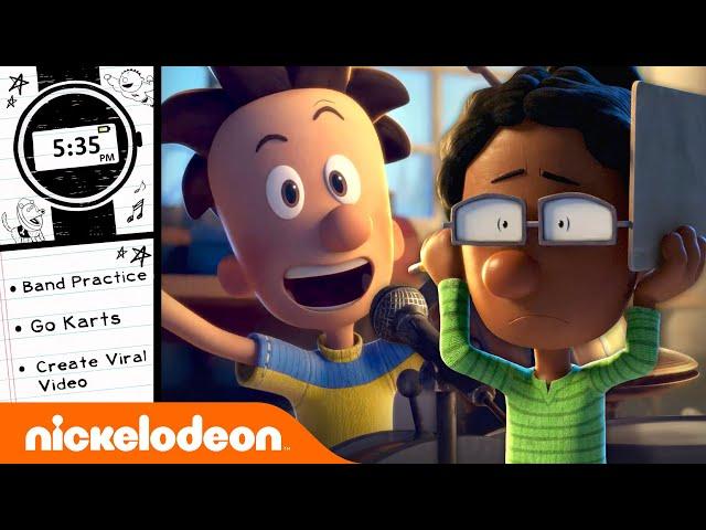 An Entire Day with BIG NATE! ️ Hour by Hour | Nicktoons