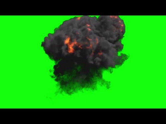 Fire Explosion l Blast Effect Green Screen l HD