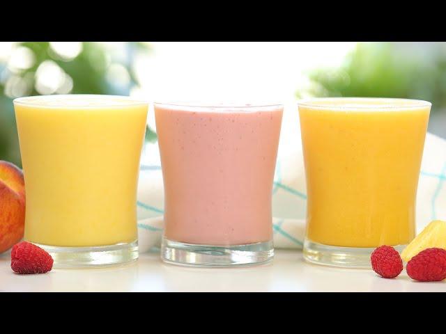 3 Summer Smoothie Recipes | Quick + Easy Breakfast Ideas