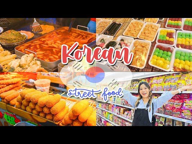 COBAIN KOREAN STREET FOOD DI KOREAN SUPERMARKET! JAJANANNYA BANYAK BANGET!