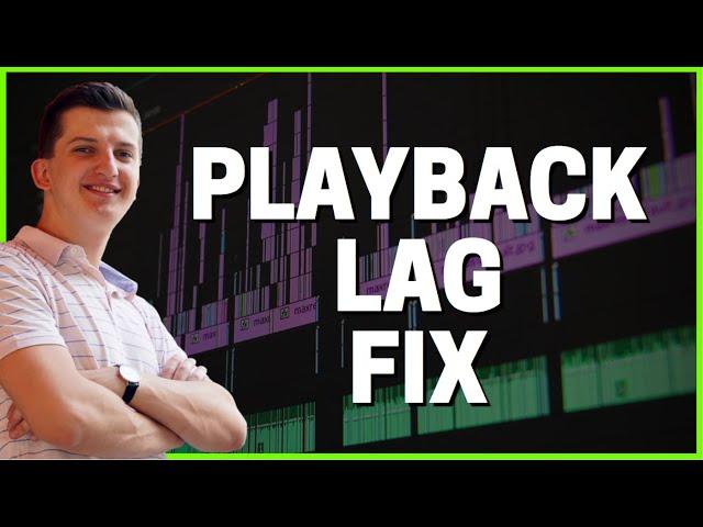 How To Fix Video Playback Lag While Editing Timeline Premiere Pro