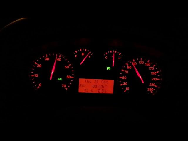 Fiat Croma 1,9 JTD from 50 km/h to 110 km/h on 3rd gear