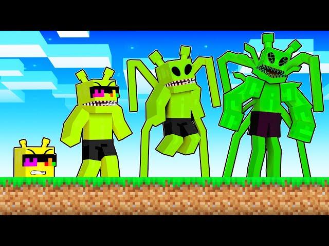 GROWING UP as ALIEN SUNNY in Minecraft!